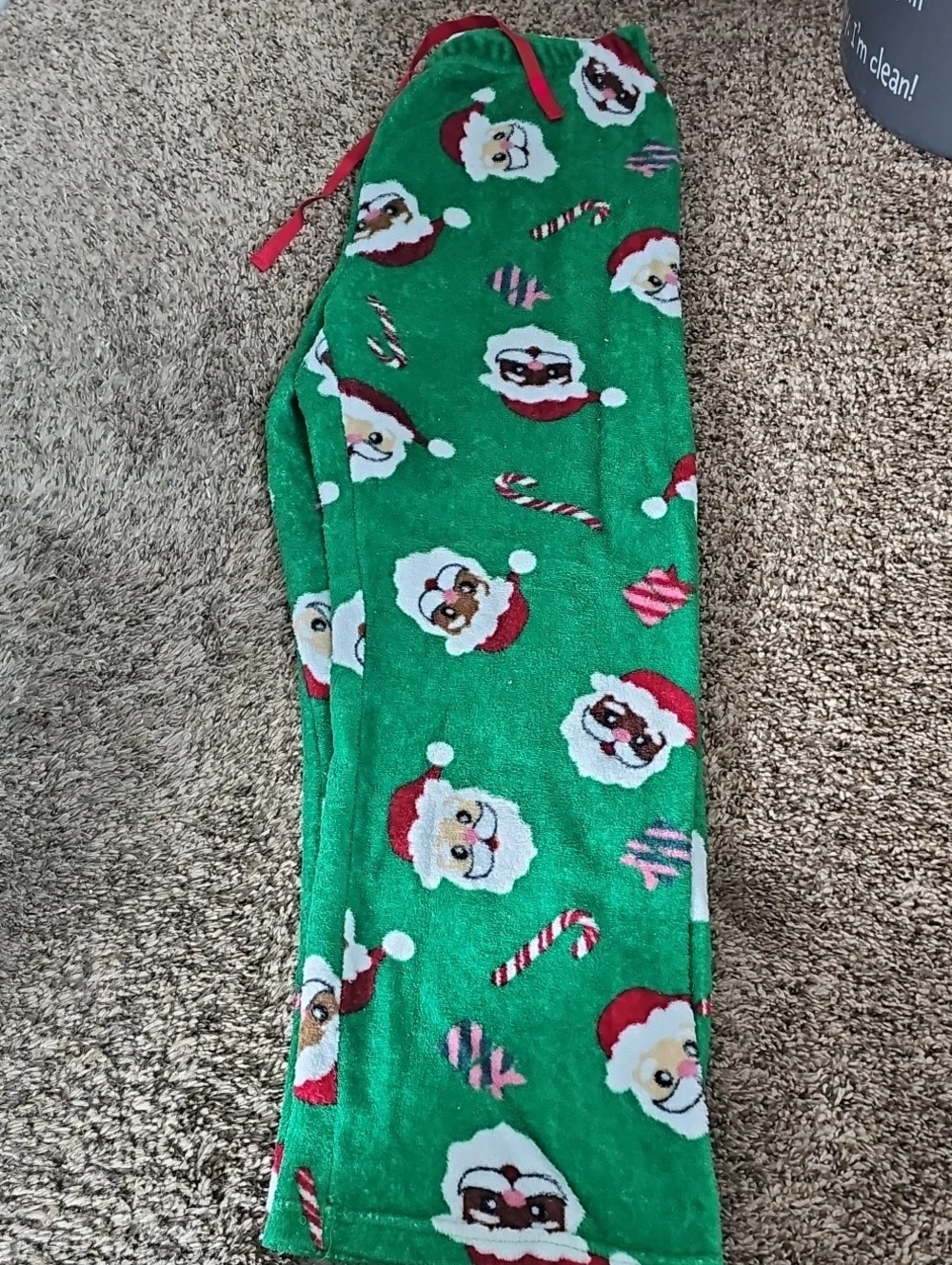 Girls Youth Fleece Pajama Pants. Hotiday Medium